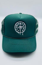 Load image into Gallery viewer, Forrest green  Trucker hat
